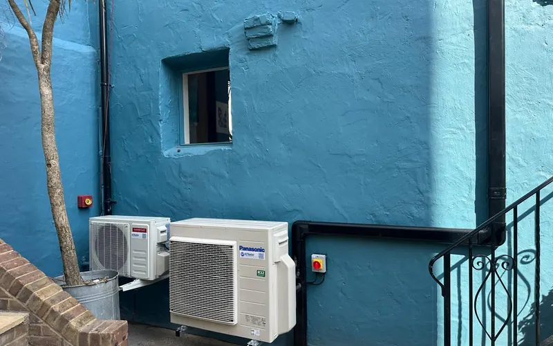 Outdoor units, The Rock Inn commercial air conditioning case study