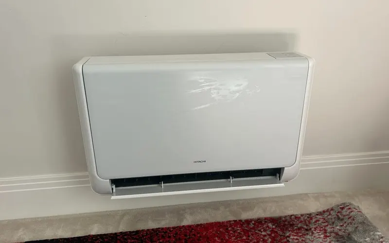 Modern air conditioning unit in home (gallery caption)