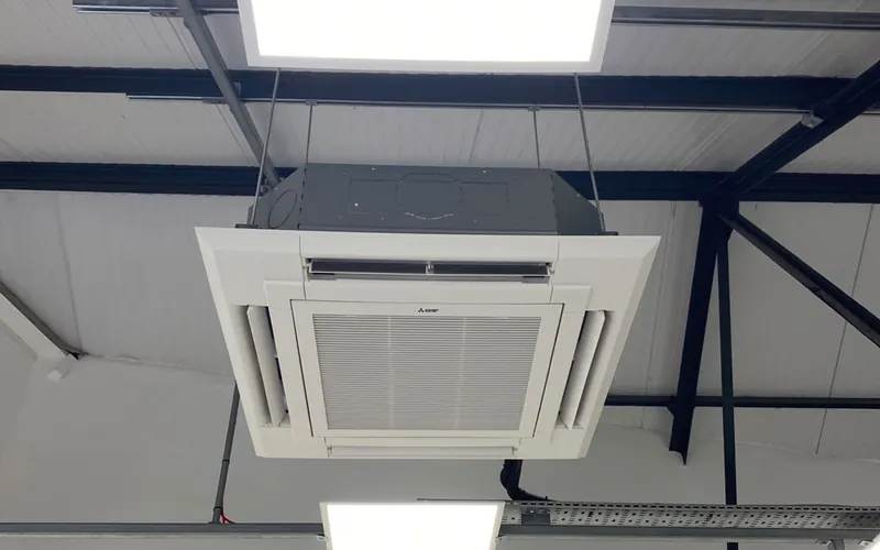 Commercial Air Conditioning Installation: ceiling cassette