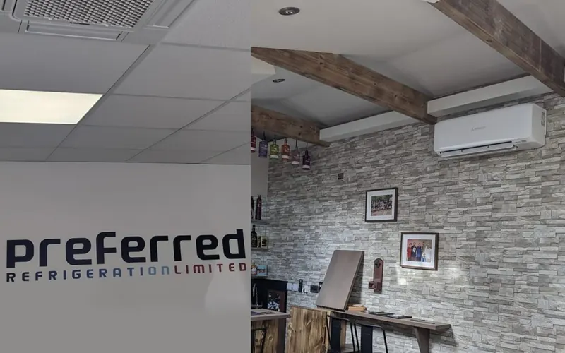 Ceiling cassette and wall-mounted air conditioning units